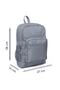 Kids Dark Gray Mustard Bat Patterned Four Compartment School Backpack, Thermo Lunchbag - 5