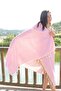 100% Organic Cotton, Zebra Patterned Pink Peshtemal, Bath and Beach Towel, 100x175cm - 2