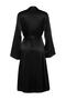 Black Kimono - Nightgown Satin 2-Piece Set TBBSS22SB00000 - 8