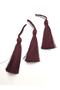 Burgundy Single Tassel 5 Pieces 7 cm – Decorative Ribbon - 8