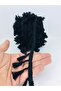 Black Cotton Fringe Tassel 1 Meter Width 4 cm – Decorative Ribbon - 7