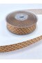 Hair Band Brown Cross Patterned Grosgrain Ribbon 1 Meter Width 2.5 cm – Ribbon – Ribbon