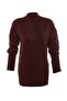 Bordo Geniş Kalıp Yumuşak Dokulu Basic Triko Kazak TWOAW23KZ00490 - 13