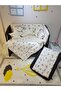 70x120 Baby Sleeping Set with Mosquito Net, Crescent and Star Pattern, 12 Pieces Compatible with Park Cribs (crib is not included) - 4
