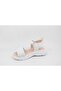 750 Girl's White Straw Knitted Sports Sandals - 3