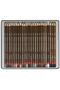 Tinted Charcoal Pencil 24 Pieces Tin Box (coloured Charcoal Pencil) - 3