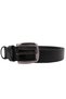 115 Cm Men's Genuine Black Jeans Belt - 2