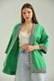 Women's Short Sleeve Embroidered Linen Kimono - 3
