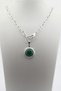Women's Special Design Plastic Stone Colored Medallion Necklace - 2
