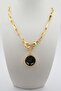Women's Special Design Knitted Chain Necklace with Tree of Life and Hand Figures - 2