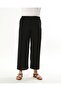 Women's Black Elastic Waist Plus Size Ayrobin Trousers - 5