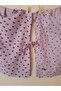 Organic Double Layer Patterned Muslin Poncho // Hooded // 60x50 Cm // Heart - 7