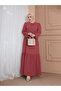 Ayrobin Belted Dress with Ruffle Detail on the Collar - 4