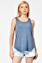 Indigo-Inido Likely Round Neck Tank Top - 3