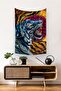 Tiger Wall Cover Carpet 140 X 100 Cm-70x100 Cm