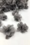 Gray Tulle Flower Laser Cut 1 Ball – Tulle - 3