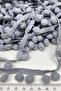 Gray Pompom Ribbon 10 m – Decorative Ribbon - 6