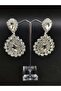 White Crystal Stone Henna Wedding Bridal Earring – Bijoux Earring – Bijoux Earring – Bijoux Earring - 7