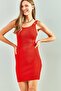 Women's Red Double Strap Dress 20223095 - 2