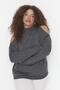 Anthracite Cut Out Detailed Knitwear Sweater Tbbaw23An00025