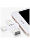 4 In 1 iOs Android Type-C Lightning USB-A Micro SD TF Card Reader White - 3