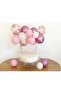 Pink Pastel Tones Balloon Cake Decoration - 2