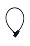 Cable Bike Lock with Key Black (Length: 66cm-diameter: 8mm)