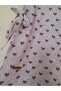 Organic Double Layer Patterned Muslin Poncho // Hooded // 60x50 Cm // Heart - 4