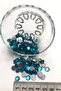 Plastic Strut Stone Round Turquoise 1 Pack 20 Grams – Beads - 3