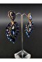 Navy Blue Crystal Stone Henna Wedding Bridal Earring – Bijoux Earring – Bijoux Earring – Bijoux Earring - 2