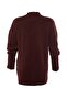 Bordo Geniş Kalıp Yumuşak Dokulu Basic Triko Kazak TWOAW23KZ00490 - 12
