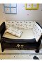 70x120 Baby Sleeping Set with Mosquito Net, Crescent and Star Pattern, 12 Pieces Compatible with Park Cribs (crib is not included) - 5