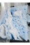 70x120 Baby Sleeping Set with Mosquito Net and Moon Pattern, 12 Pieces Compatible with Park Cribs (crib is not included) - 7