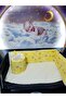 70x120 Baby Sleeping Set with Mosquito Net and Moon Pattern, 12 Pieces Compatible with Park Cribs (crib is not included) - 5