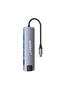 محول 5 في 1 لجهاز Macbook Android متوافق من النوع C إلى 3*USB 3.0 4K HDMI Ethernet RJ45 - 3