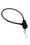 Cable Bike Lock with Key Black (Length: 66cm-diameter: 8mm) - 2