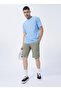 Lemon Normal Waist Standard Khaki Men's Cargo Shorts Margo