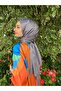 Ipekyolu Scarf By Armanda Dark Gray Janjan Shawl - 3