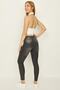 Women's Smoked High Waist Skinny Pants - 4