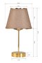 Wind Cake Single Pendant Lamp Chandelier and Gold Lampshade Set Kumbeige - 4