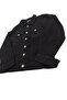 Boy's Washed and Lycra Seasonal Black Denim Jacket - 3