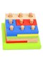Wooden Toys Wooden Toys Russian Spiked Geometric Puzzle