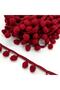 Burgundy Pompom Ribbon – Decorative Ribbon – Decorative Ribbon - 2