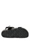 Jomeı 2fx Black Women's Thick Sole Sandals - 7