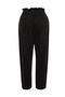 Black High Waist Elastic Waist 100% Cotton Plus Size Mom Jeans Tbbaw23Je00002 - 14