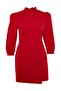 Red Plus Size Unlined Long Sleeve A-Cut Mini Woven Dress Tbbaw23Ah00035 - 7