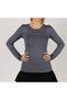 Women's Long Sleeve Lycra Combed Cotton Body - 3