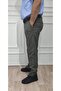 Men's Classic Comfortable Fit Khaki Linen Trousers - 2