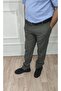 Men's Classic Comfortable Fit Khaki Linen Trousers - 4
