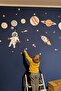 Astronaut And Planets Kids Room Mural Wall Sticker - 2